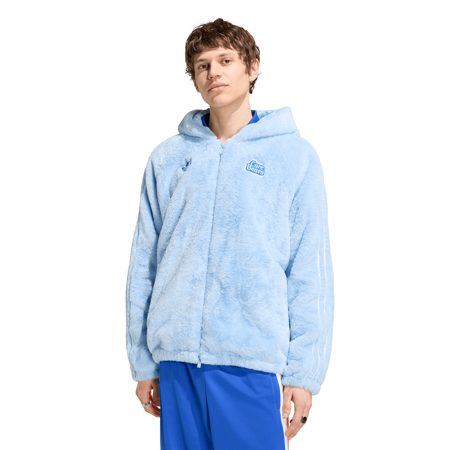 adidas Originals x Care Bears Fur Jacket - Men's - Clear Sky