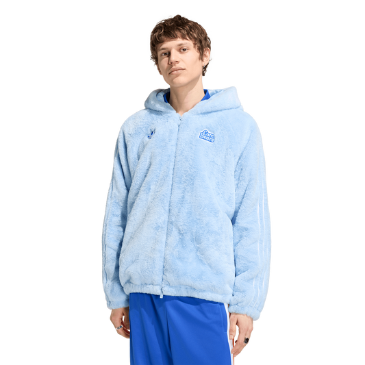 adidas Originals x Care Bears Fur Jacket - Men's - Clear Sky