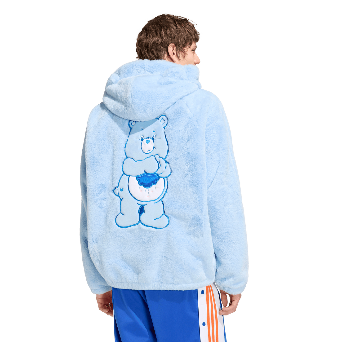 adidas Originals x Care Bears Fur Jacket - Men's - Clear Sky
