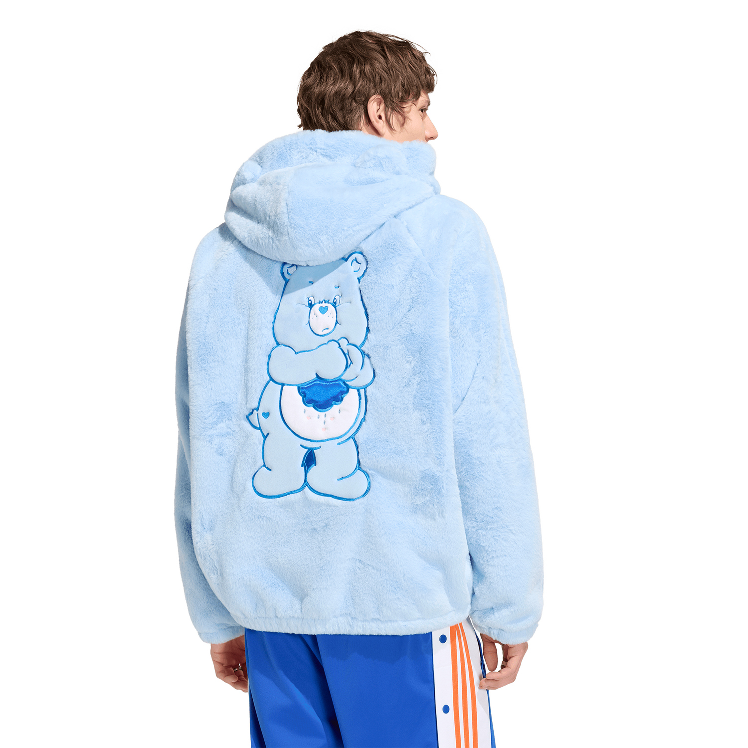 adidas Originals x Care Bears Fur Jacket - Men's - Clear Sky
