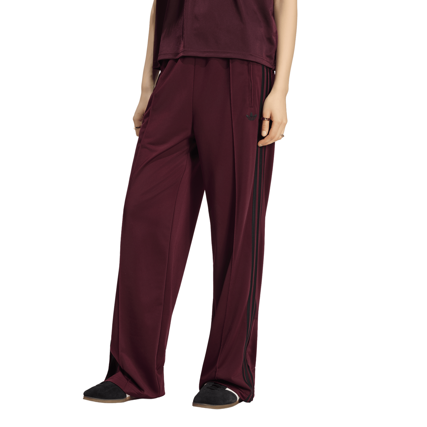 adidas Originals Adicolor Classics Firebird Track Pants - Women's - Maroon/Black