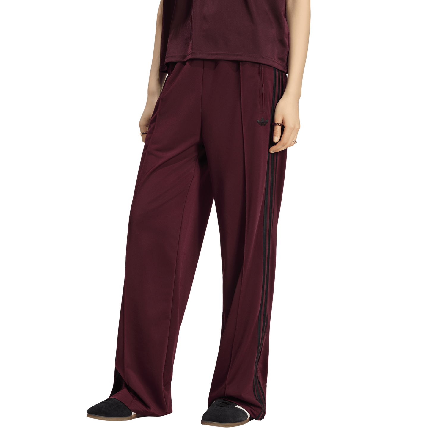 adidas Originals Adicolor Classics Firebird Track Pants - Women's - Maroon/Black