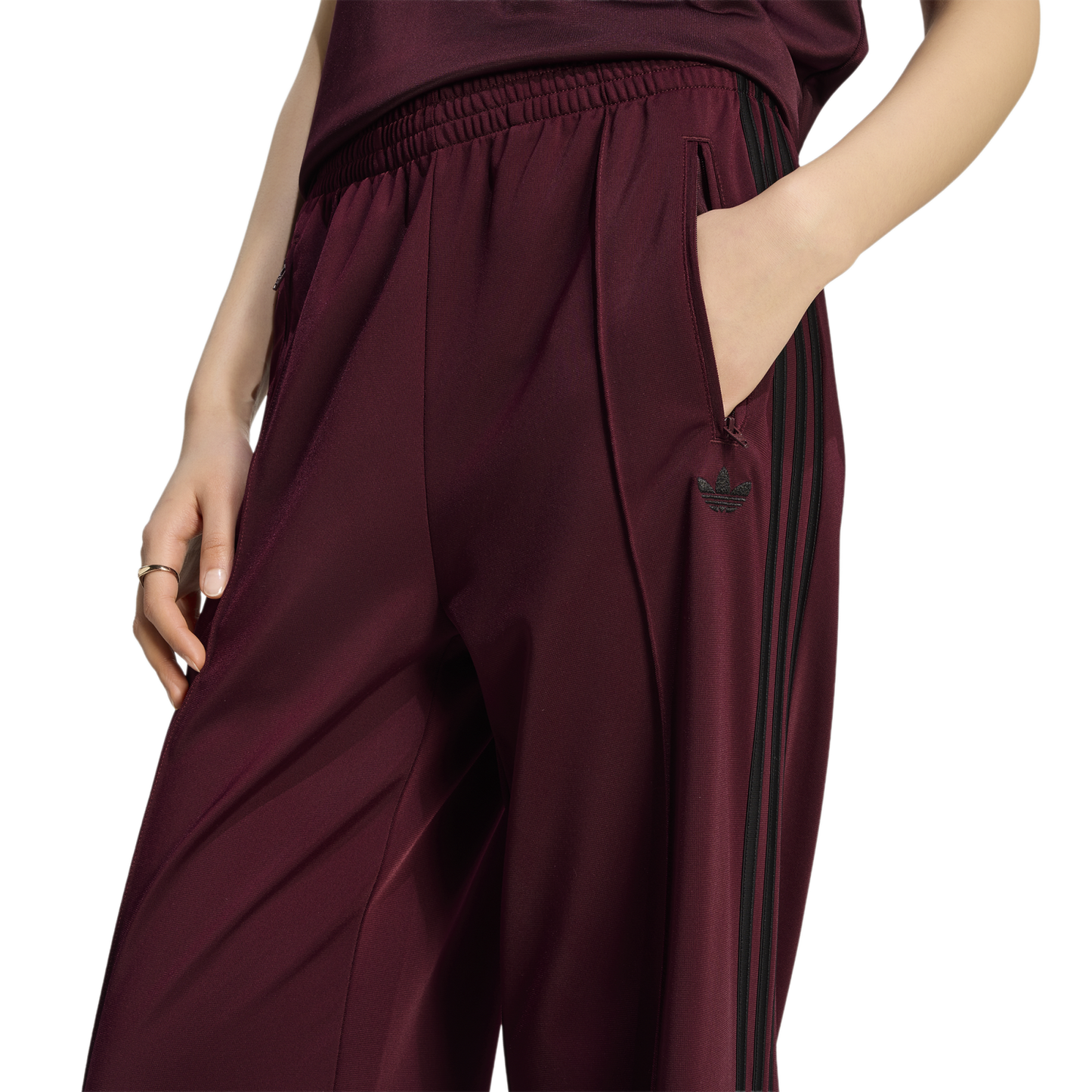adidas Originals Adicolor Classics Firebird Track Pants - Women's - Maroon/Black