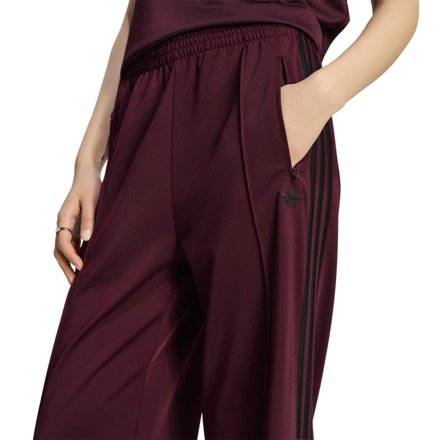 adidas Originals Adicolor Classics Firebird Track Pants - Women's - Maroon/Black