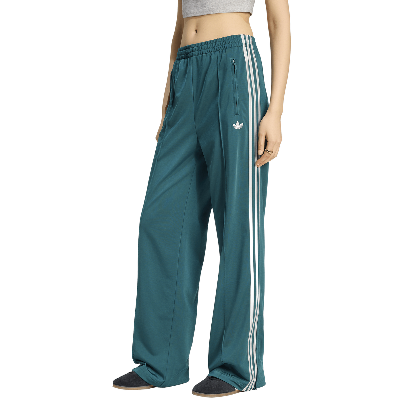 adidas Originals Adicolor Classics Firebird Track Pants - Women's - Grey/Rich Green