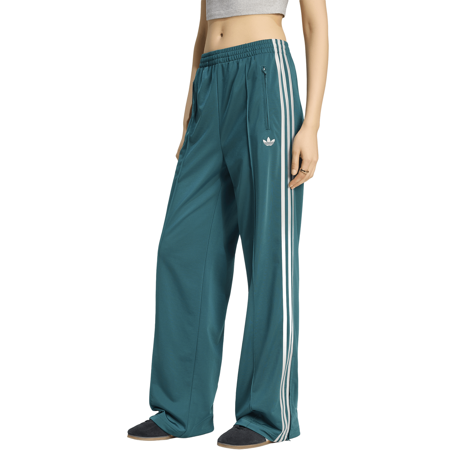 adidas Originals Adicolor Classics Firebird Track Pants - Women's - Grey/Rich Green
