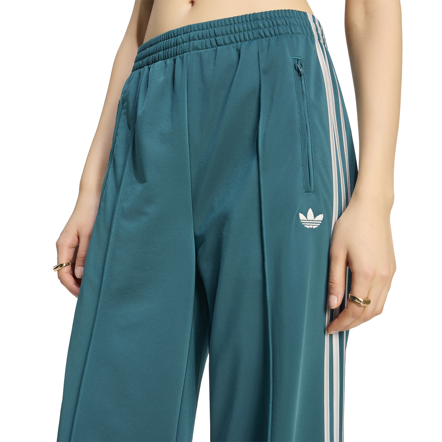 adidas Originals Adicolor Classics Firebird Track Pants - Women's - Grey/Rich Green