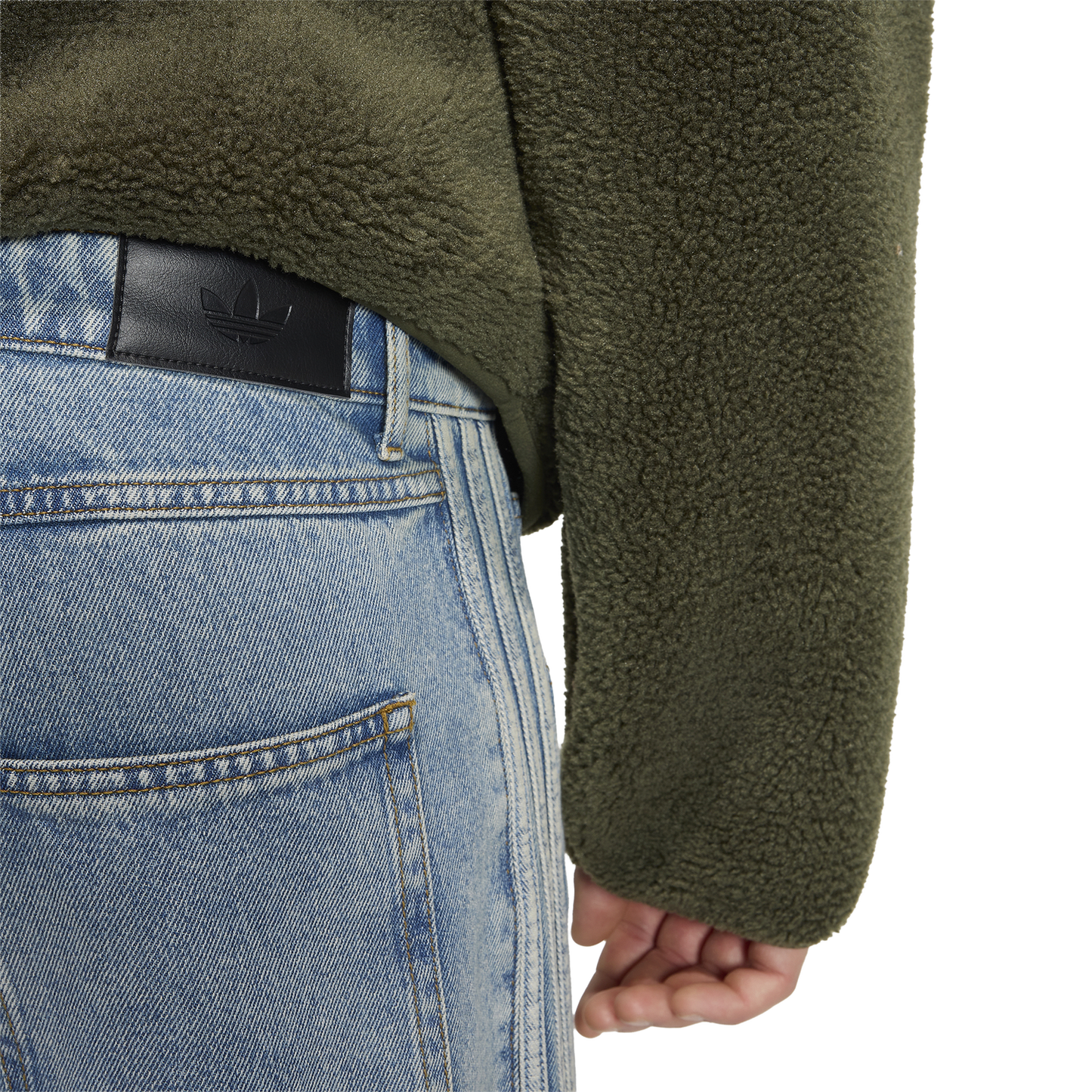 adidas Originals Adicolor Firebird Denim Jeans - Men's - Worn Blue Denim