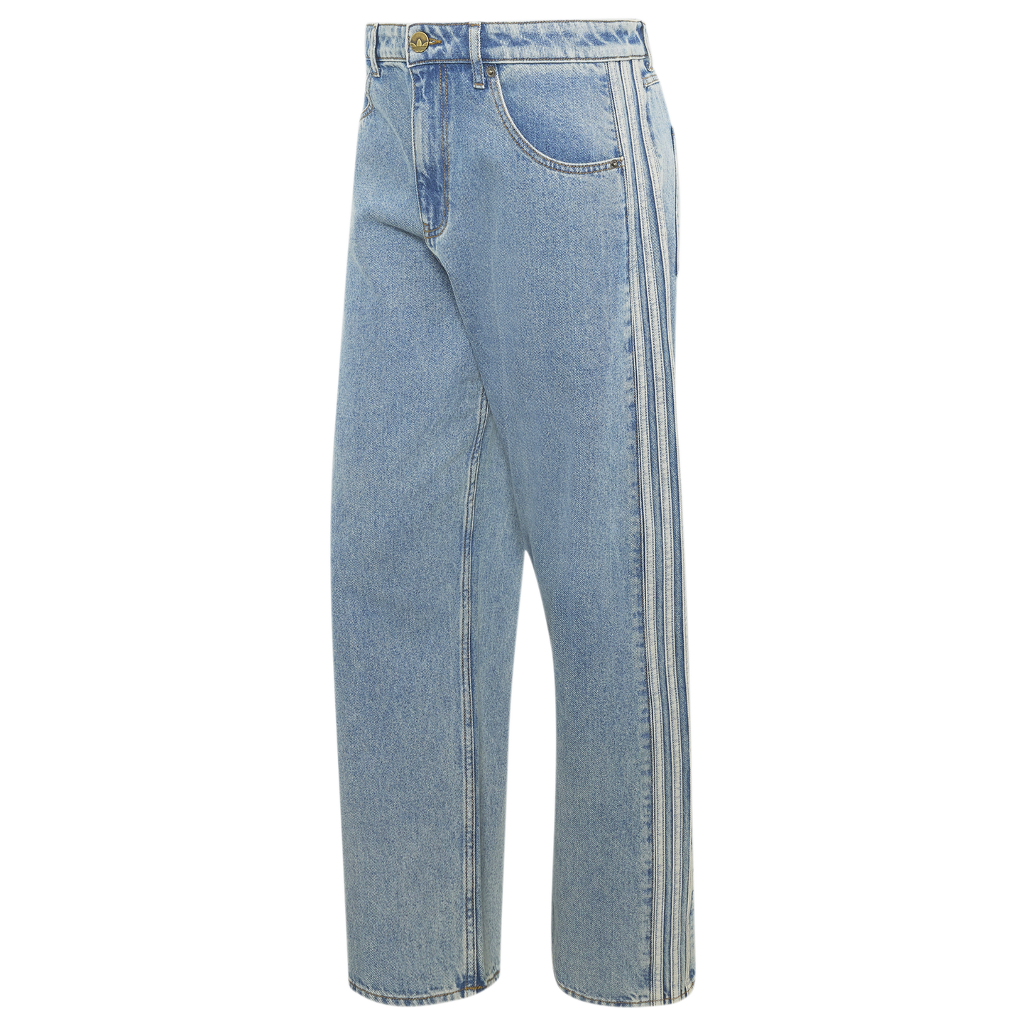 adidas Originals Adicolor Firebird Denim Jeans - Men's - Worn Blue Denim