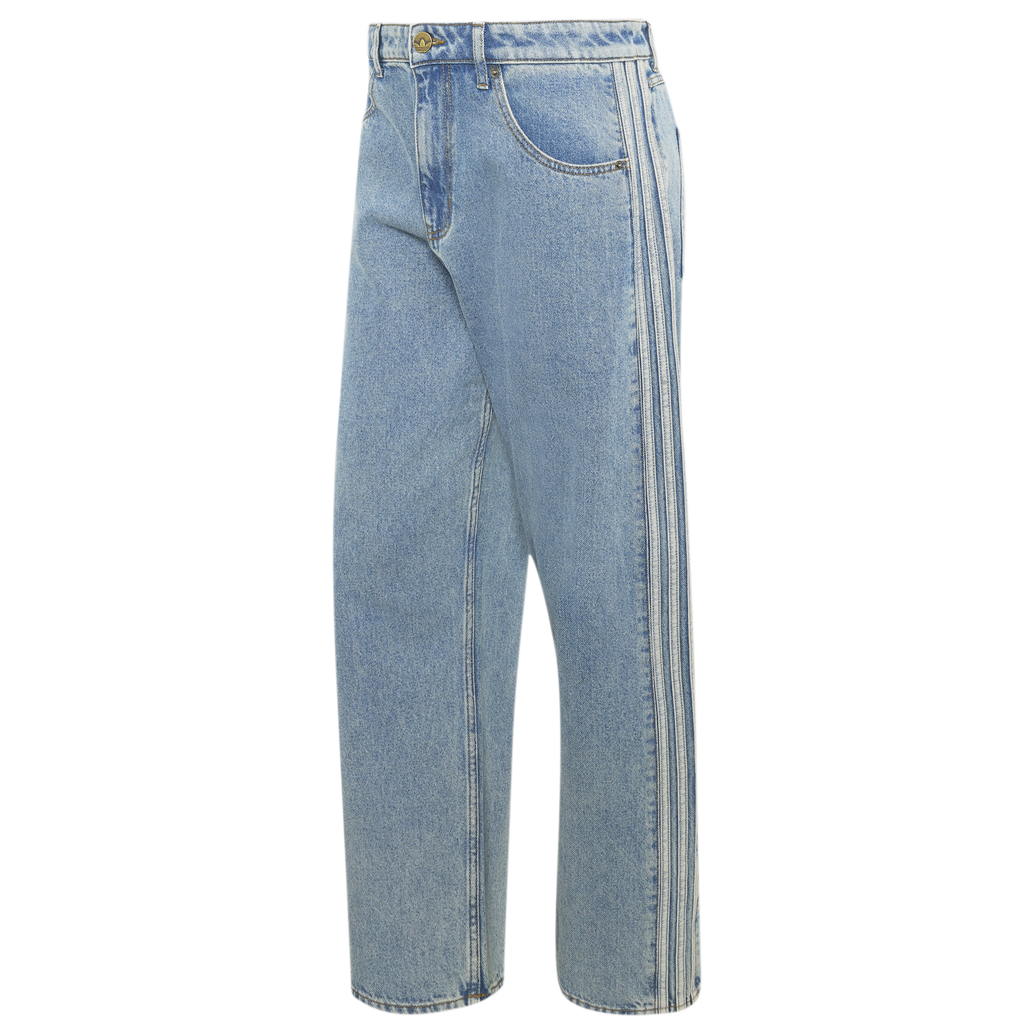 adidas Originals Adicolor Firebird Denim Jeans - Men's - Worn Blue Denim