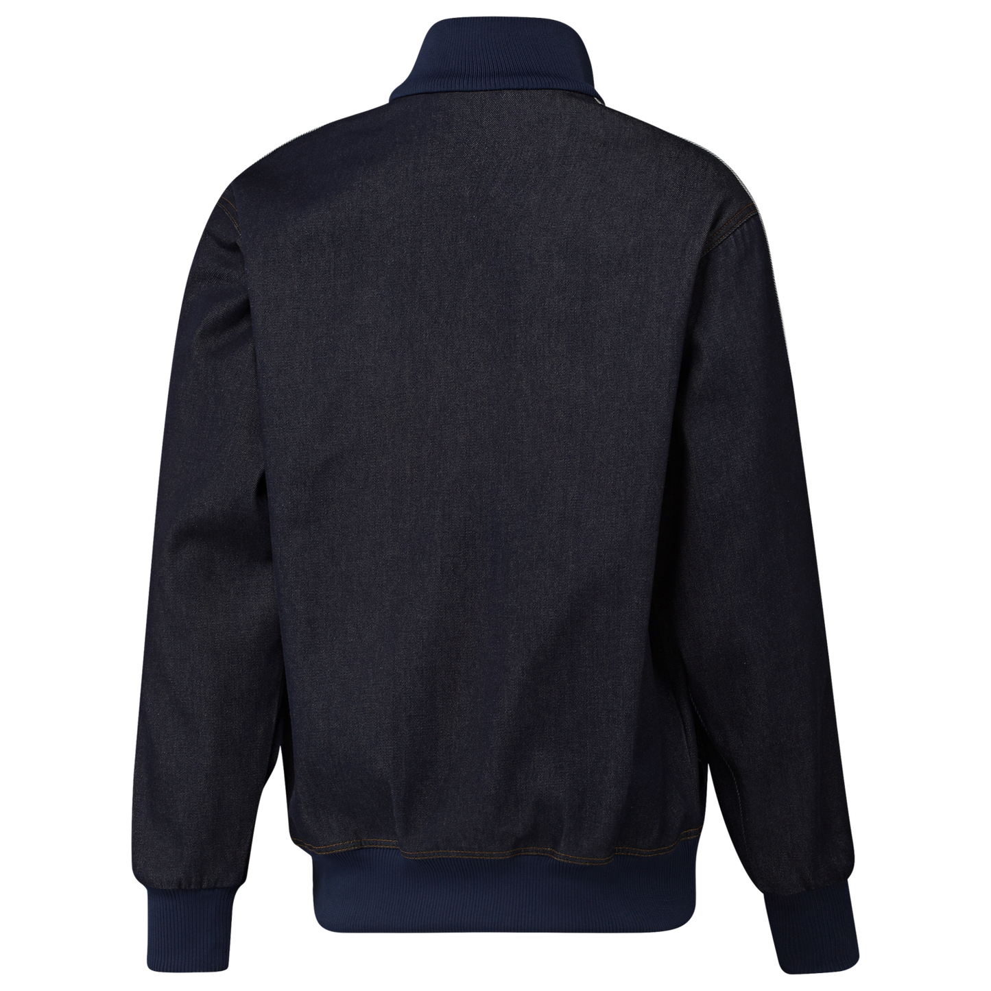 adidas Denim Firebird Track Top - Men's - Indigo Denim/Grey