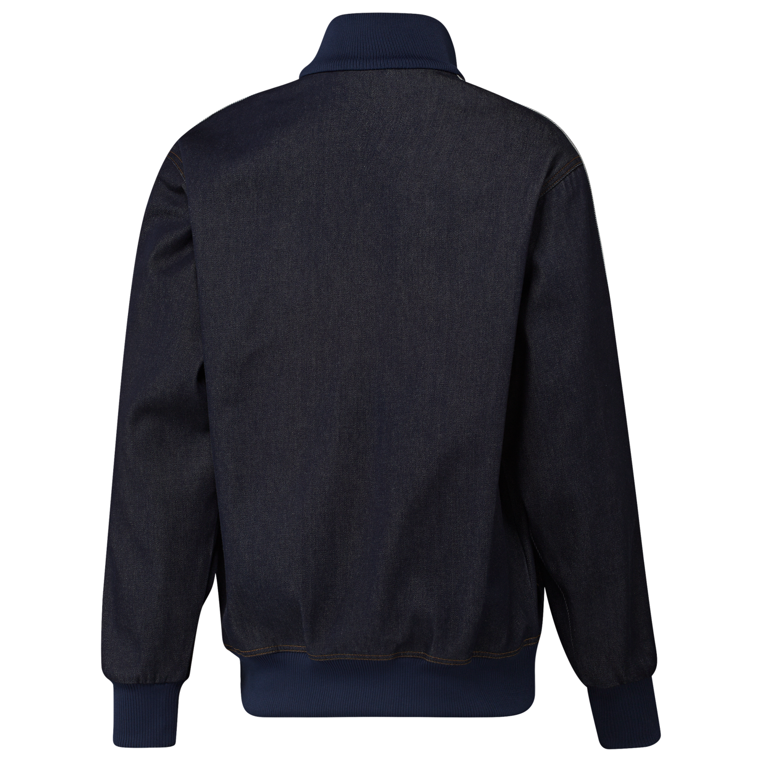 adidas Denim Firebird Track Top - Men's - Indigo Denim/Grey
