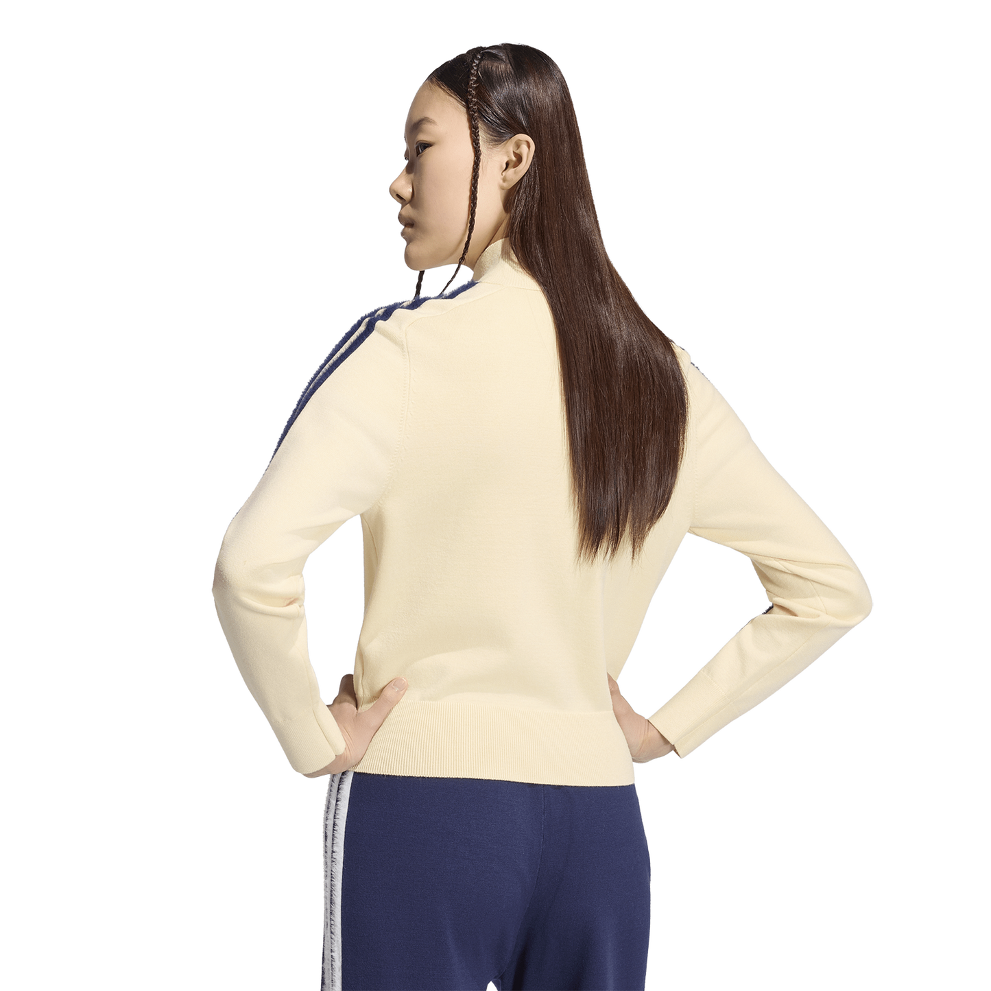adidas Originals Firebird Knit Track Top - Women's - Night Indigo/Warm Vanilla