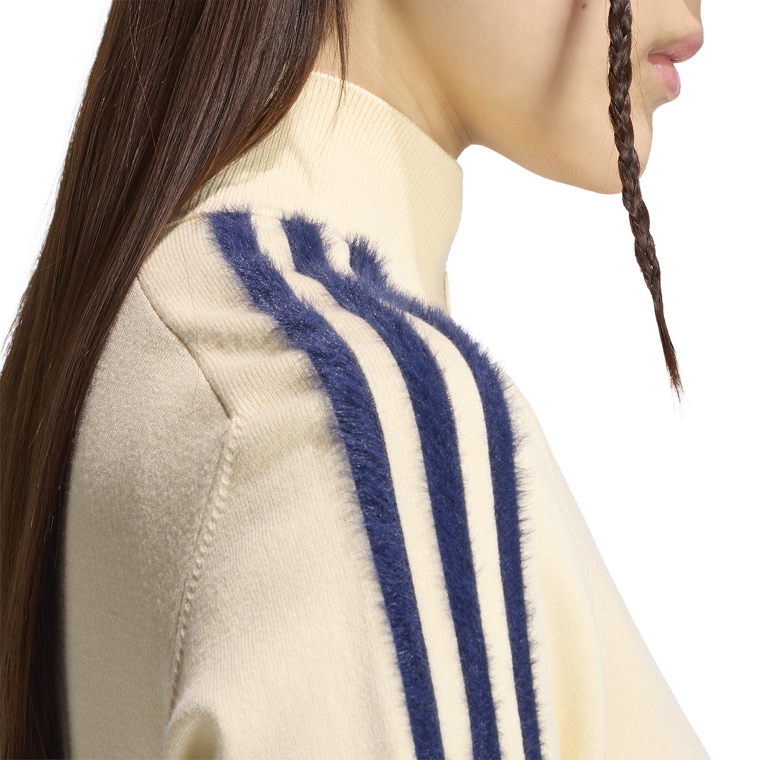 adidas Originals Firebird Knit Track Top - Women's - Night Indigo/Warm Vanilla