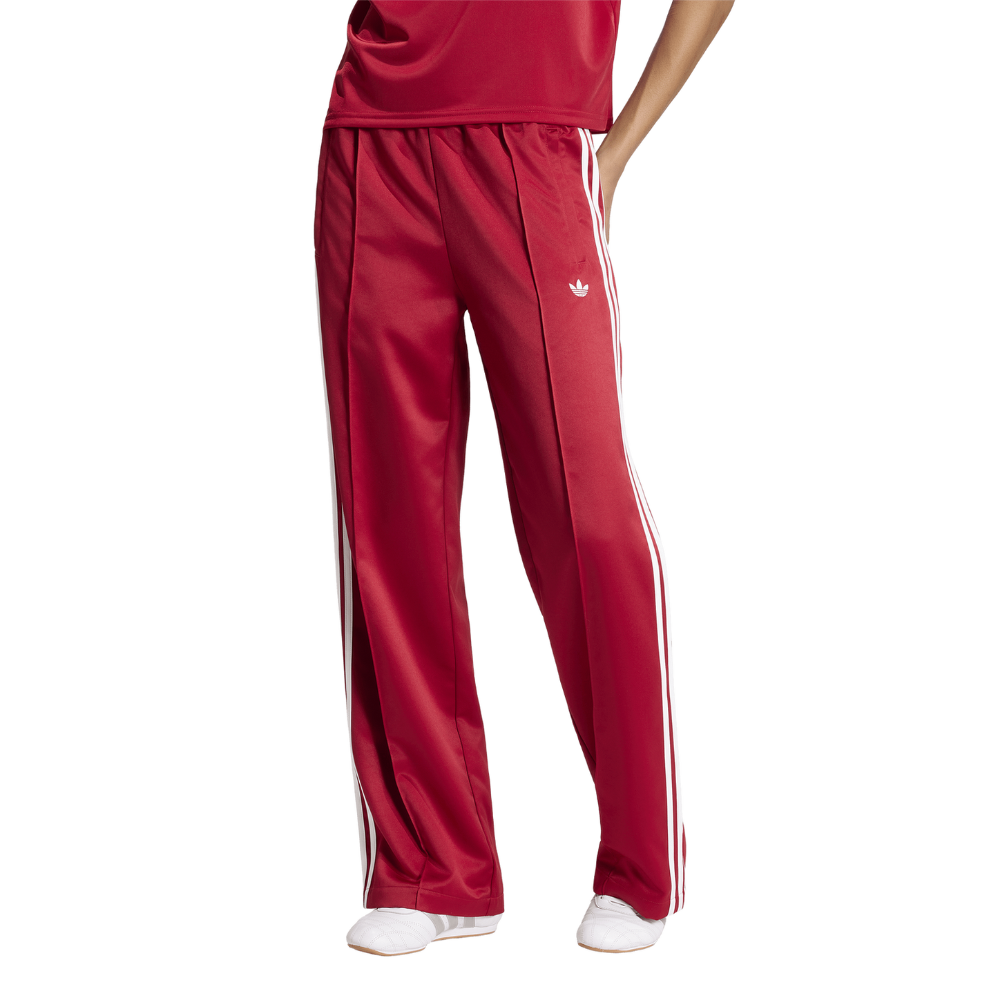 adidas Originals Superstar Satin Loose Track Pants - Women's - Team Victory Red/White