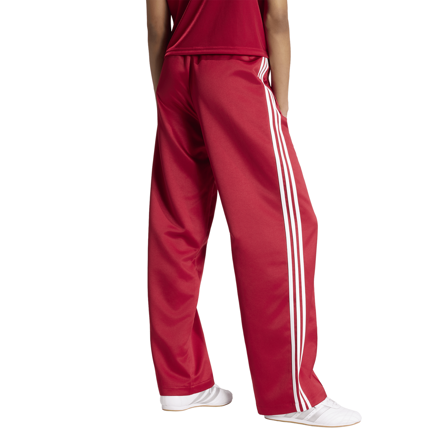 adidas Originals Superstar Satin Loose Track Pants - Women's - Team Victory Red/White