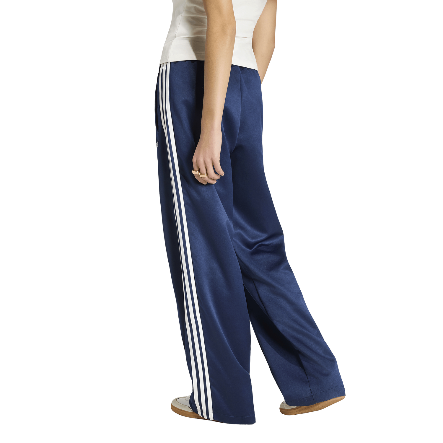 adidas Originals Superstar Satin Loose Track Pants - Women's - Night Indigo/White