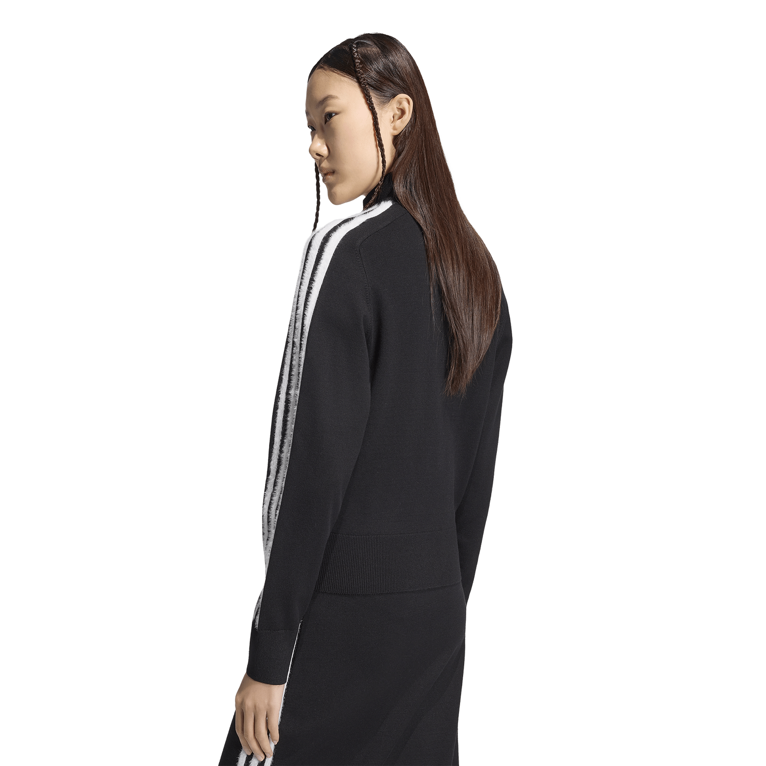 adidas Originals Firebird Knit Track Top - Women's - Black/White