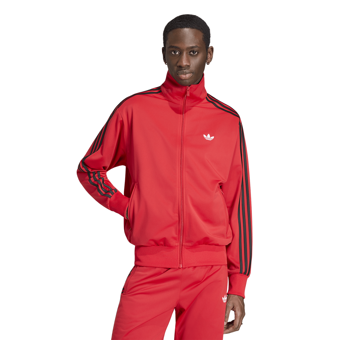 adidas Firebird Track Top - Men's - Vivid Red