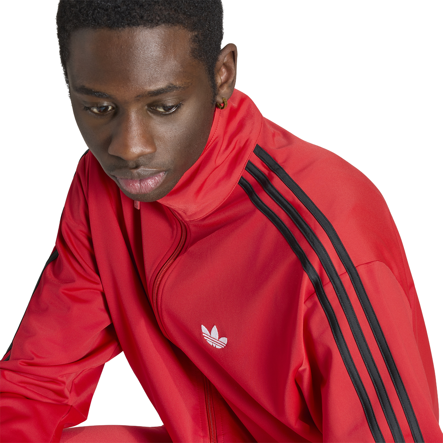 adidas Firebird Track Top - Men's - Vivid Red