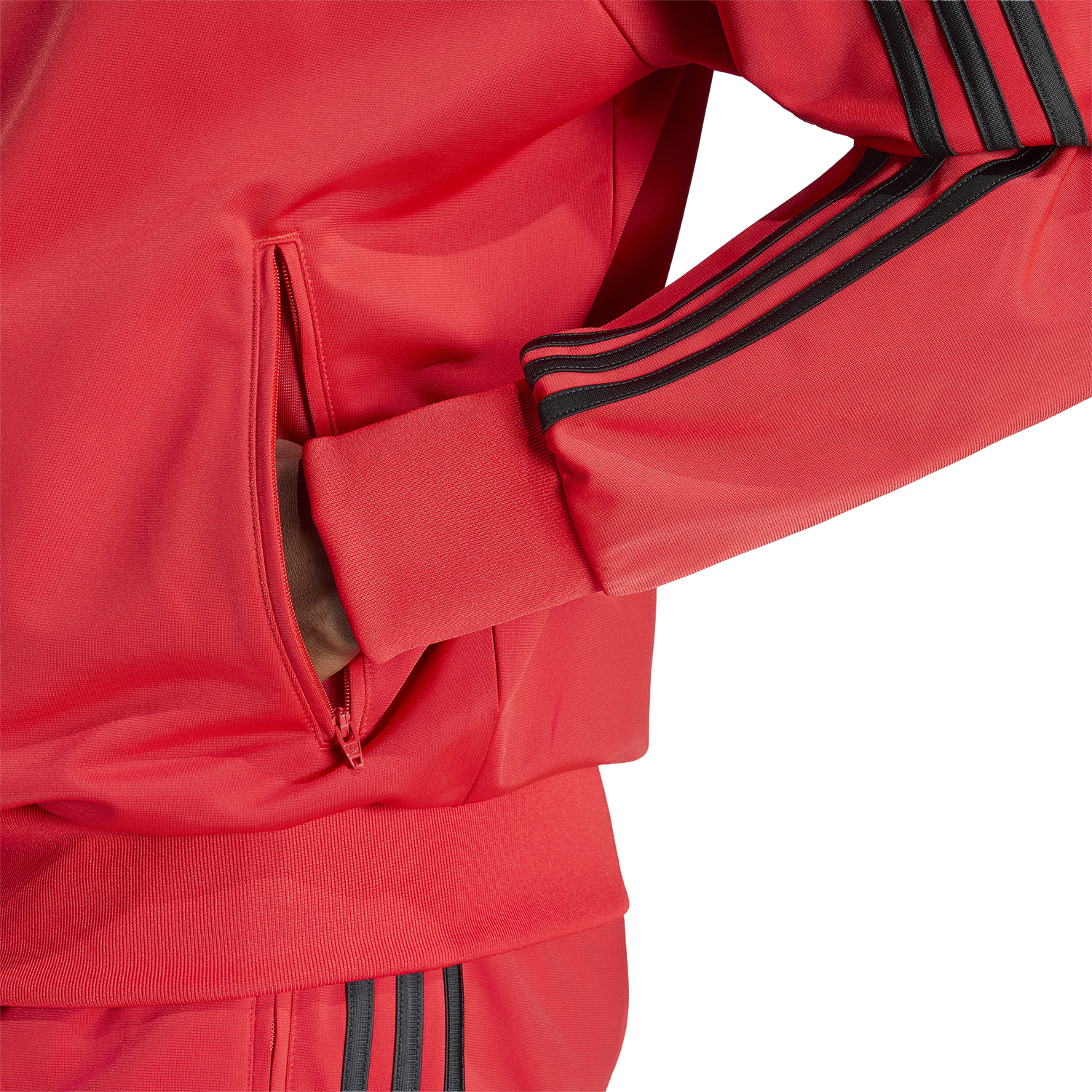 adidas Firebird Track Top - Men's - Vivid Red