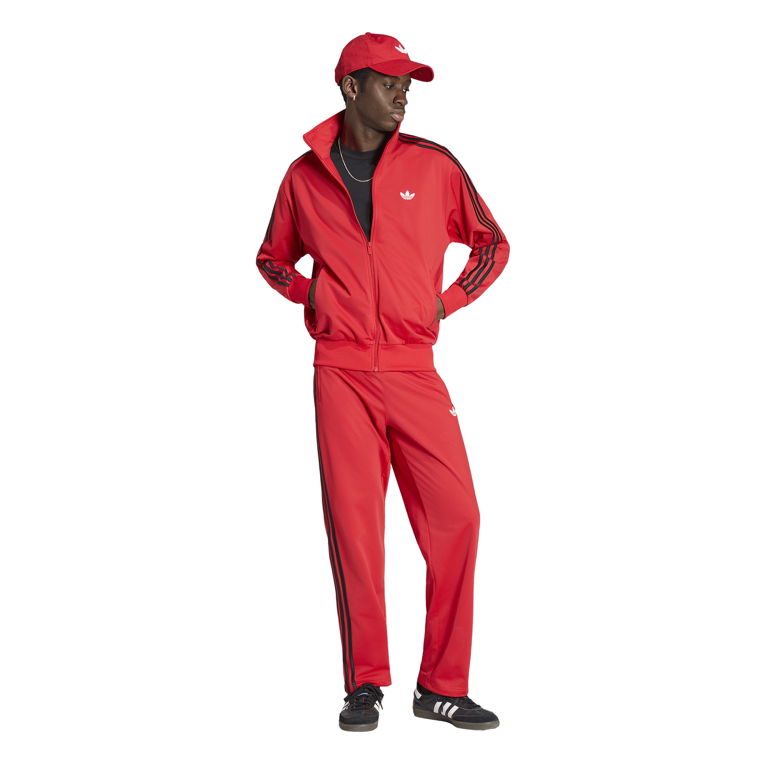 adidas Firebird Track Top - Men's - Vivid Red