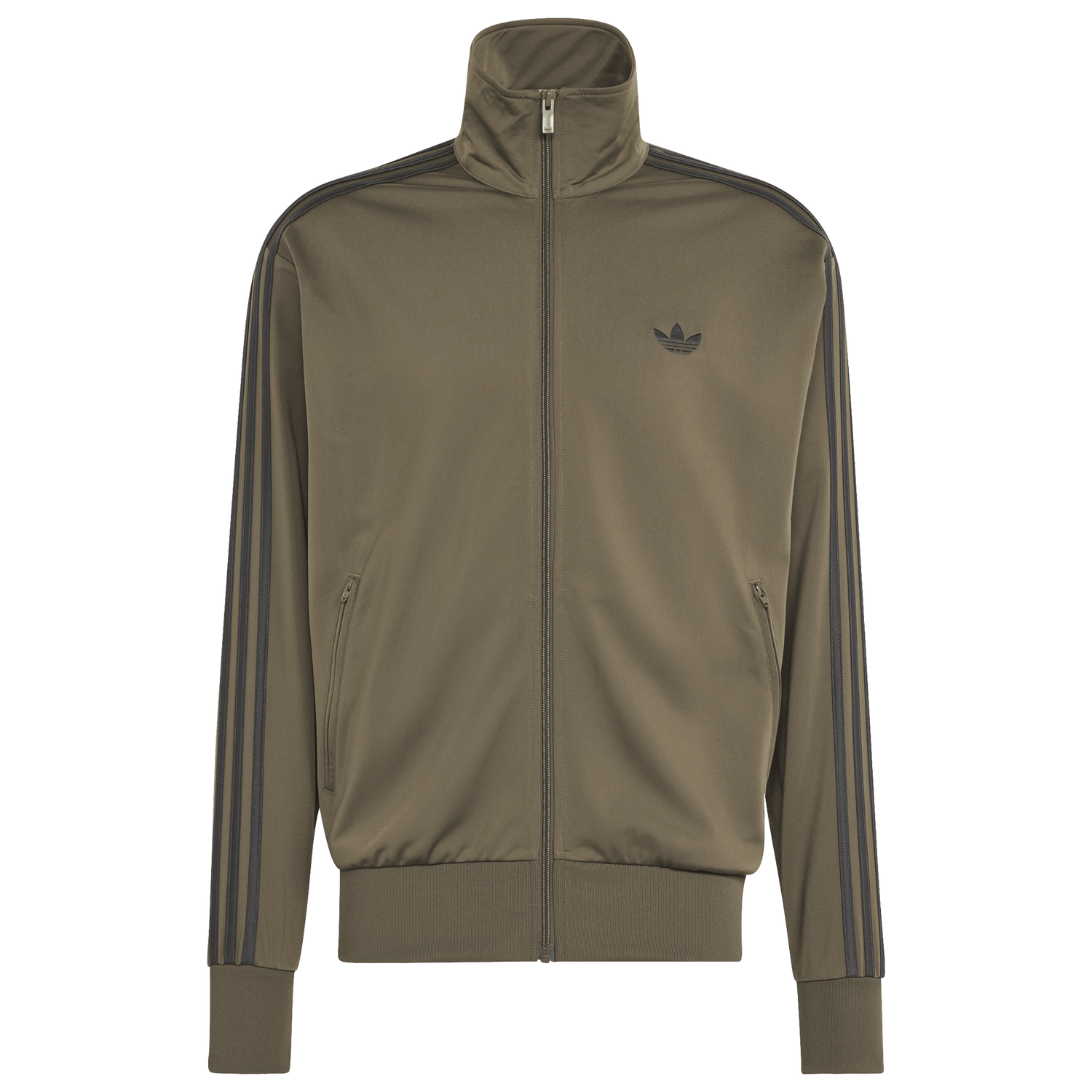 adidas Firebird Track Top - Men's - Black/Olive Branch