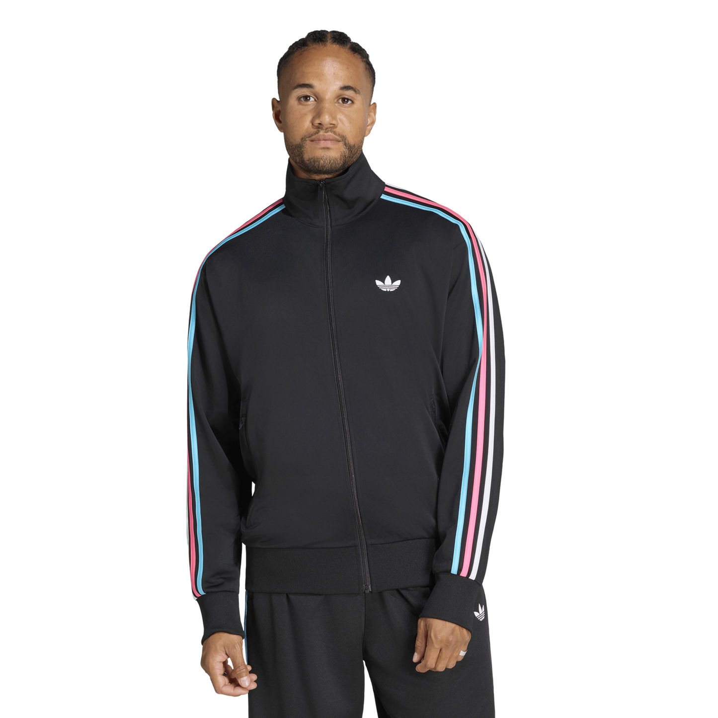 adidas Firebird Track Top - Men's - Black/Multicolor