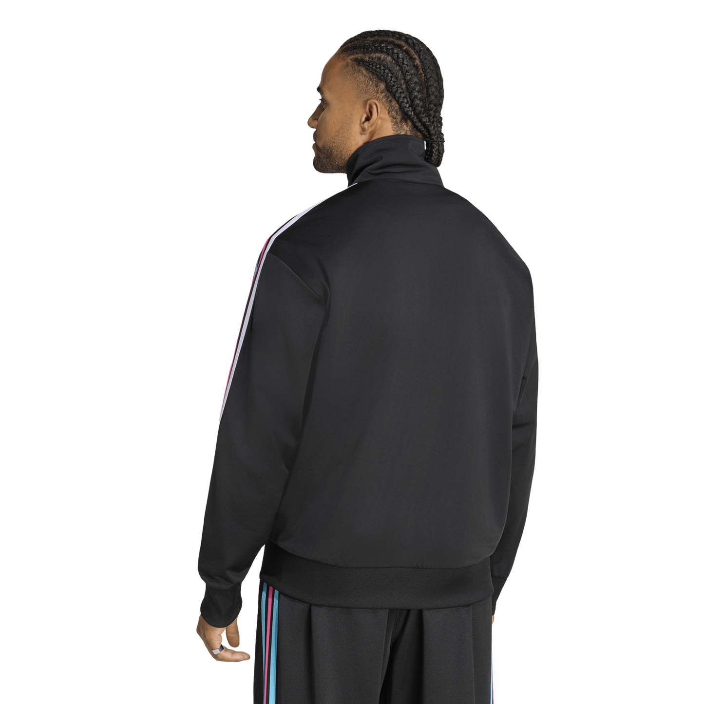 adidas Firebird Track Top - Men's - Black/Multicolor