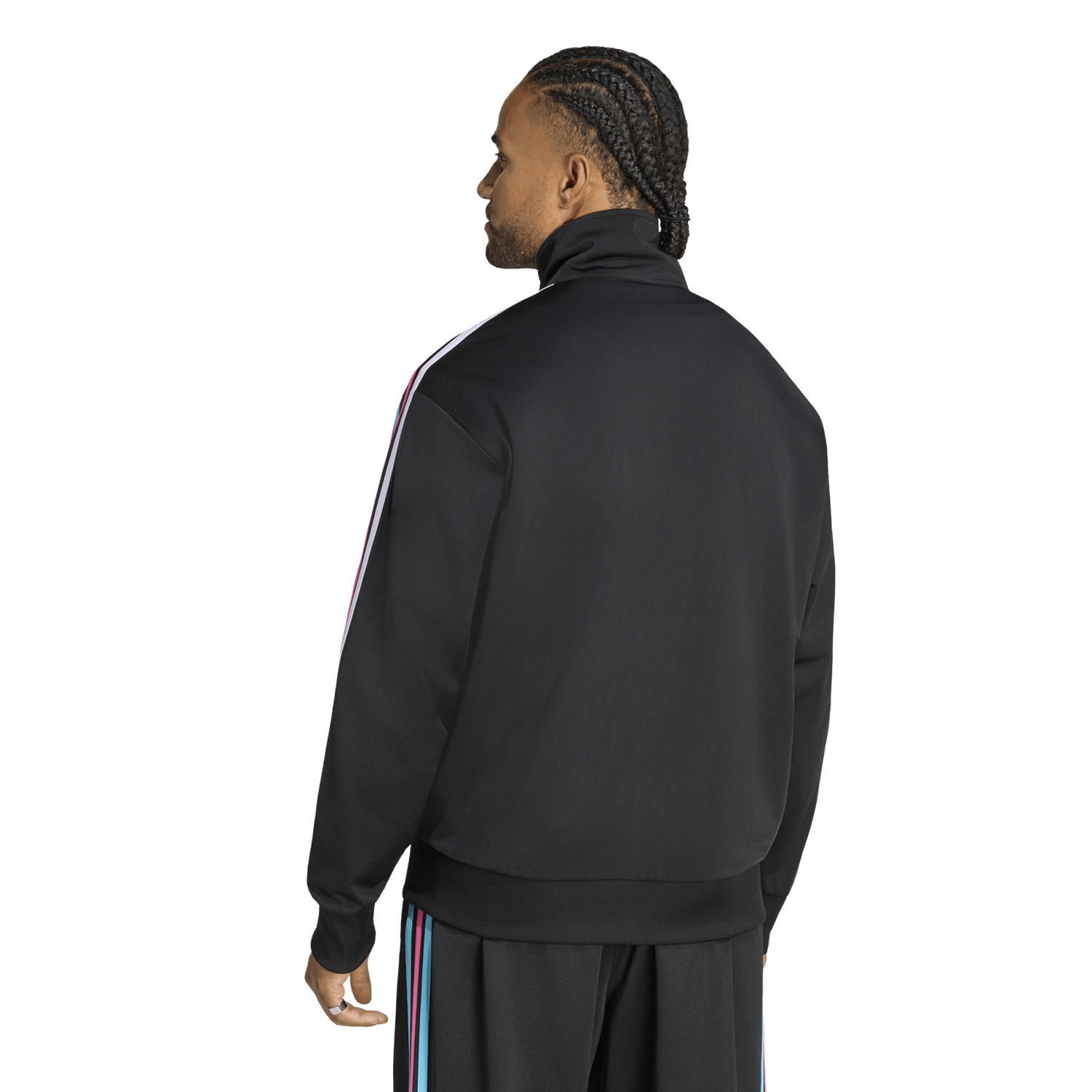 adidas Firebird Track Top - Men's - Black/Multicolor