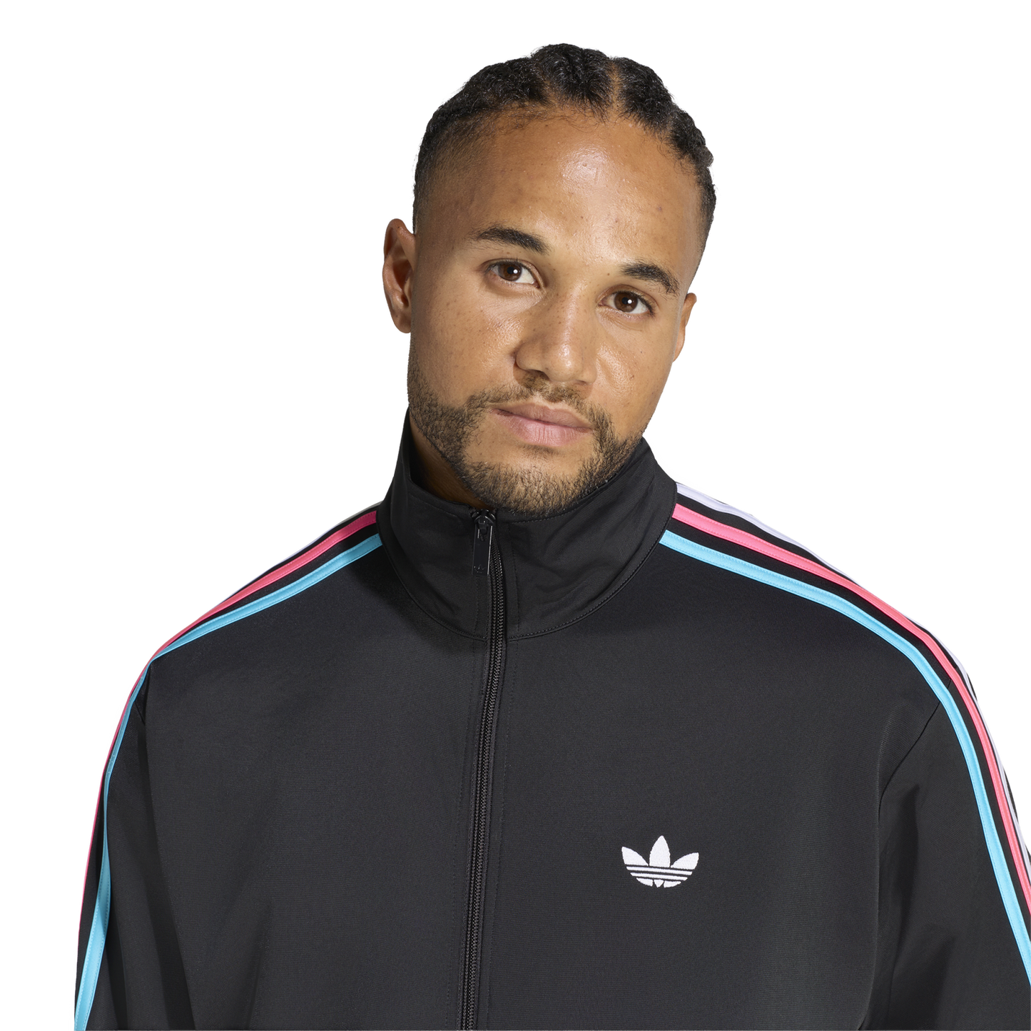 adidas Firebird Track Top - Men's - Black/Multicolor