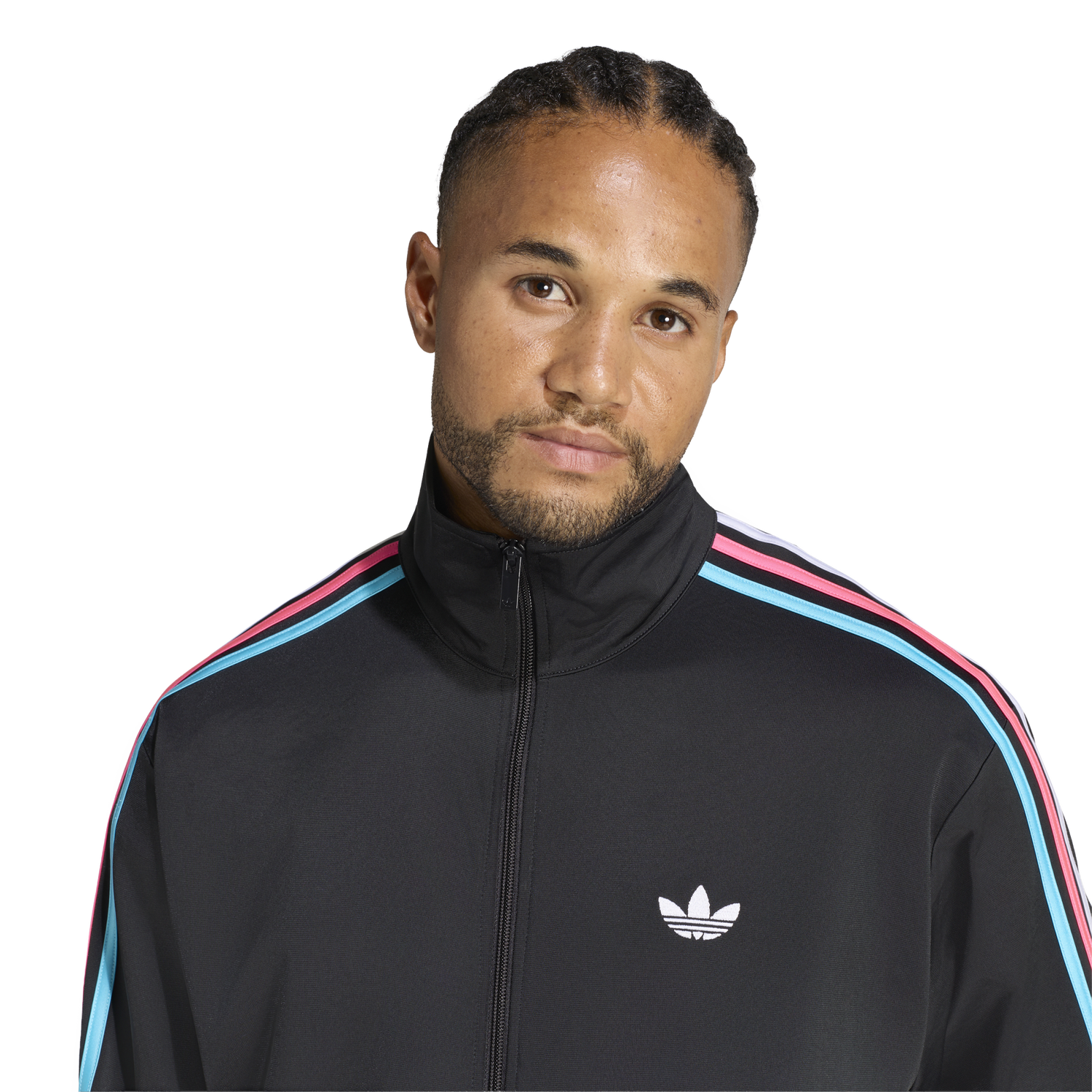 adidas Firebird Track Top - Men's - Black/Multicolor