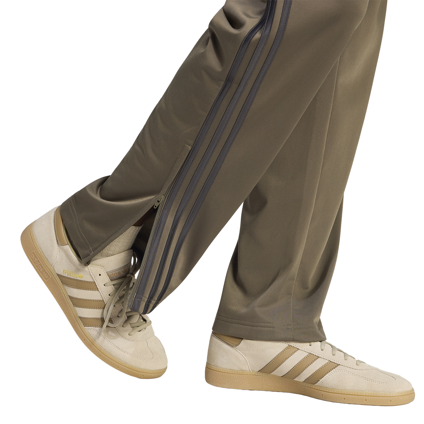 adidas Firebird Track Pants - Men's - Black/Olive Branch