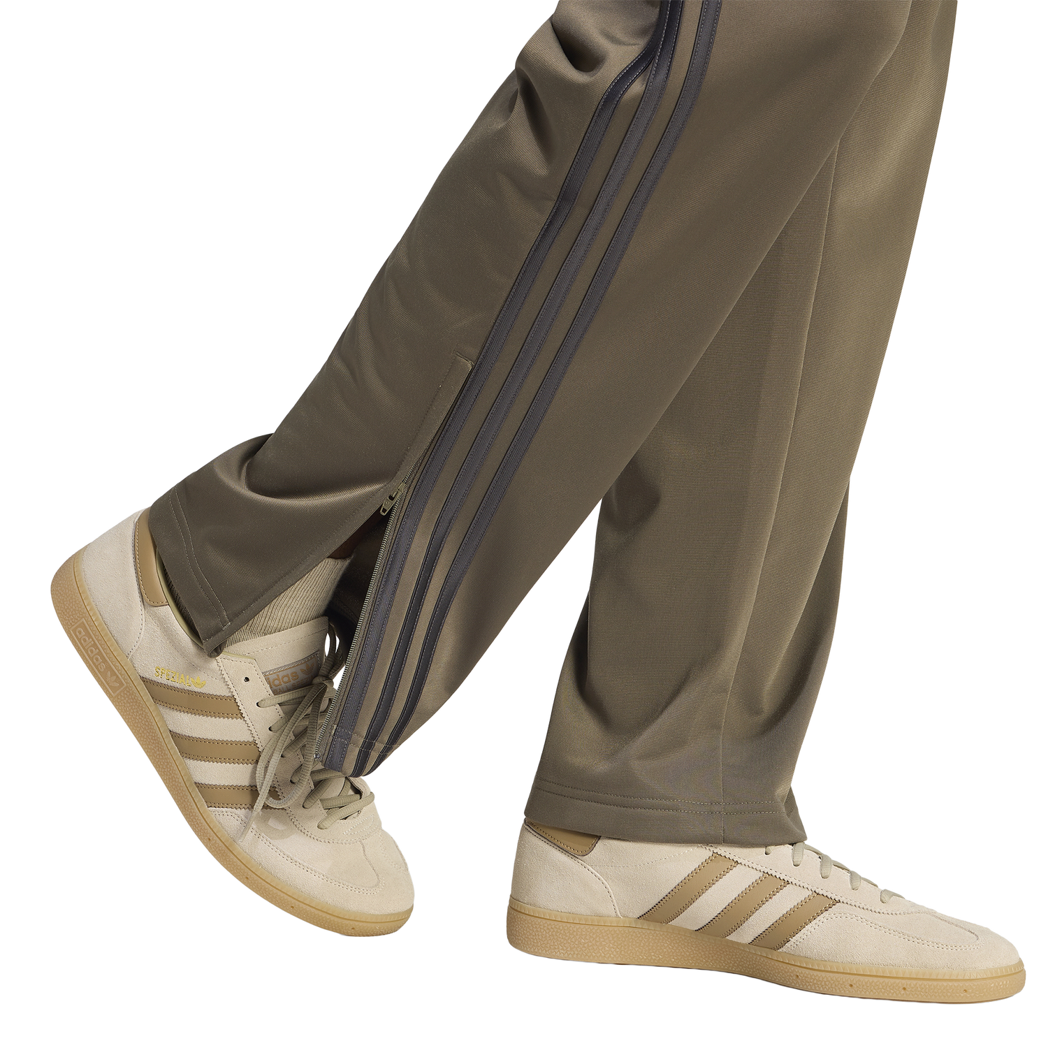 adidas Firebird Track Pants - Men's - Black/Olive Branch