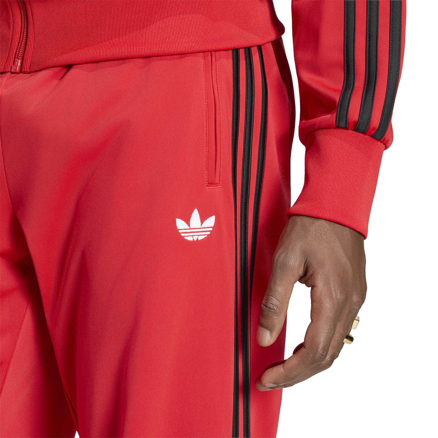 adidas Firebird Track Pants - Men's - Vivid Red