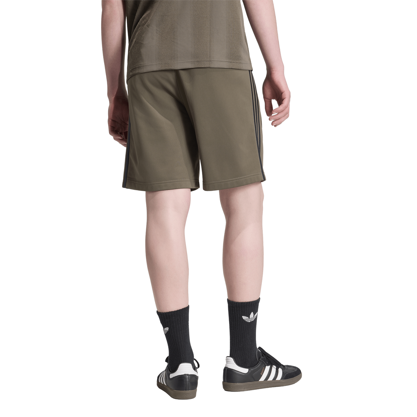 adidas Firebird Shorts - Men's - Black/Olive Branch