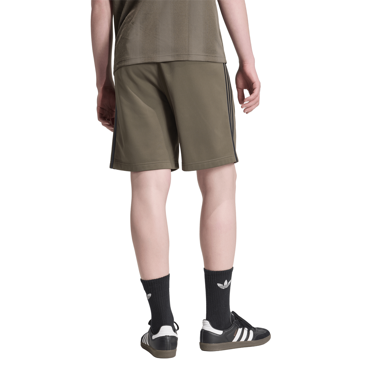 adidas Firebird Shorts - Men's - Black/Olive Branch