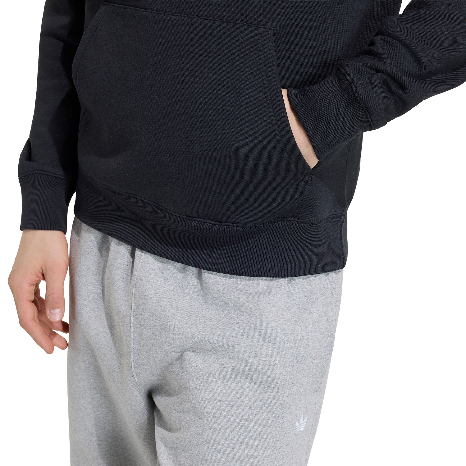 adidas Originals Trefoil Essentials Hoodie - Men's - Black