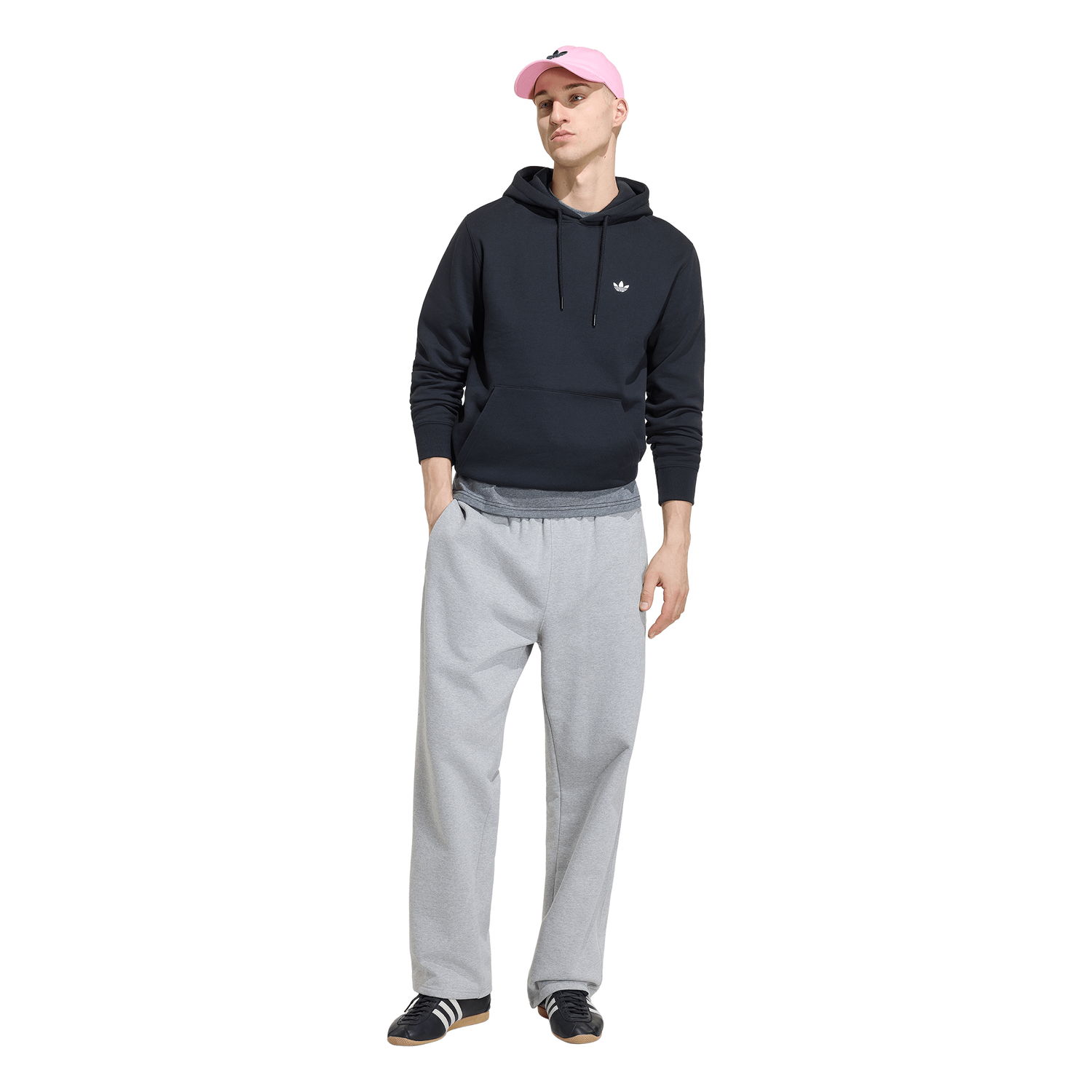 adidas Originals Trefoil Essentials Hoodie - Men's - Black
