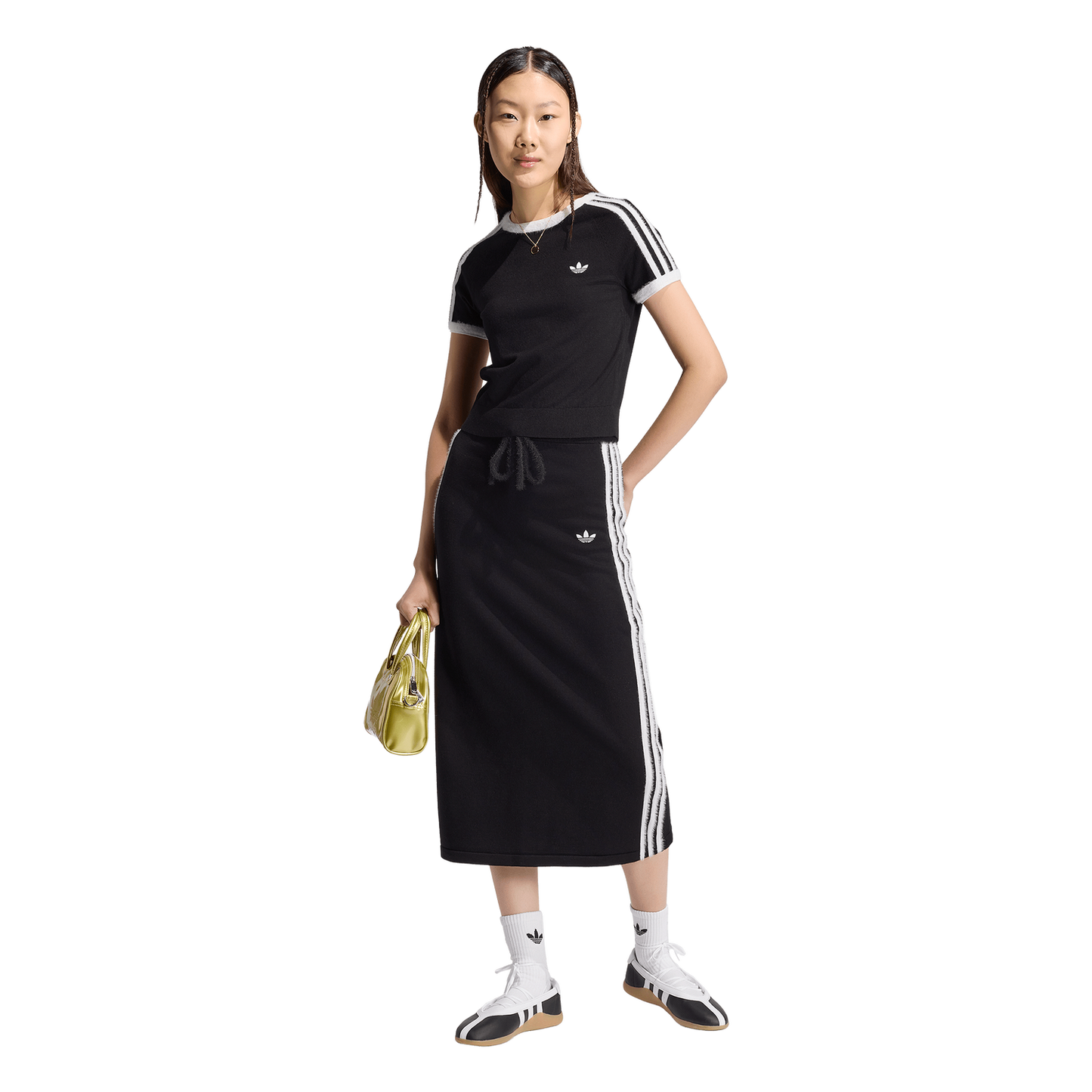 adidas Originals Knitted Skirt - Women's - Black/White