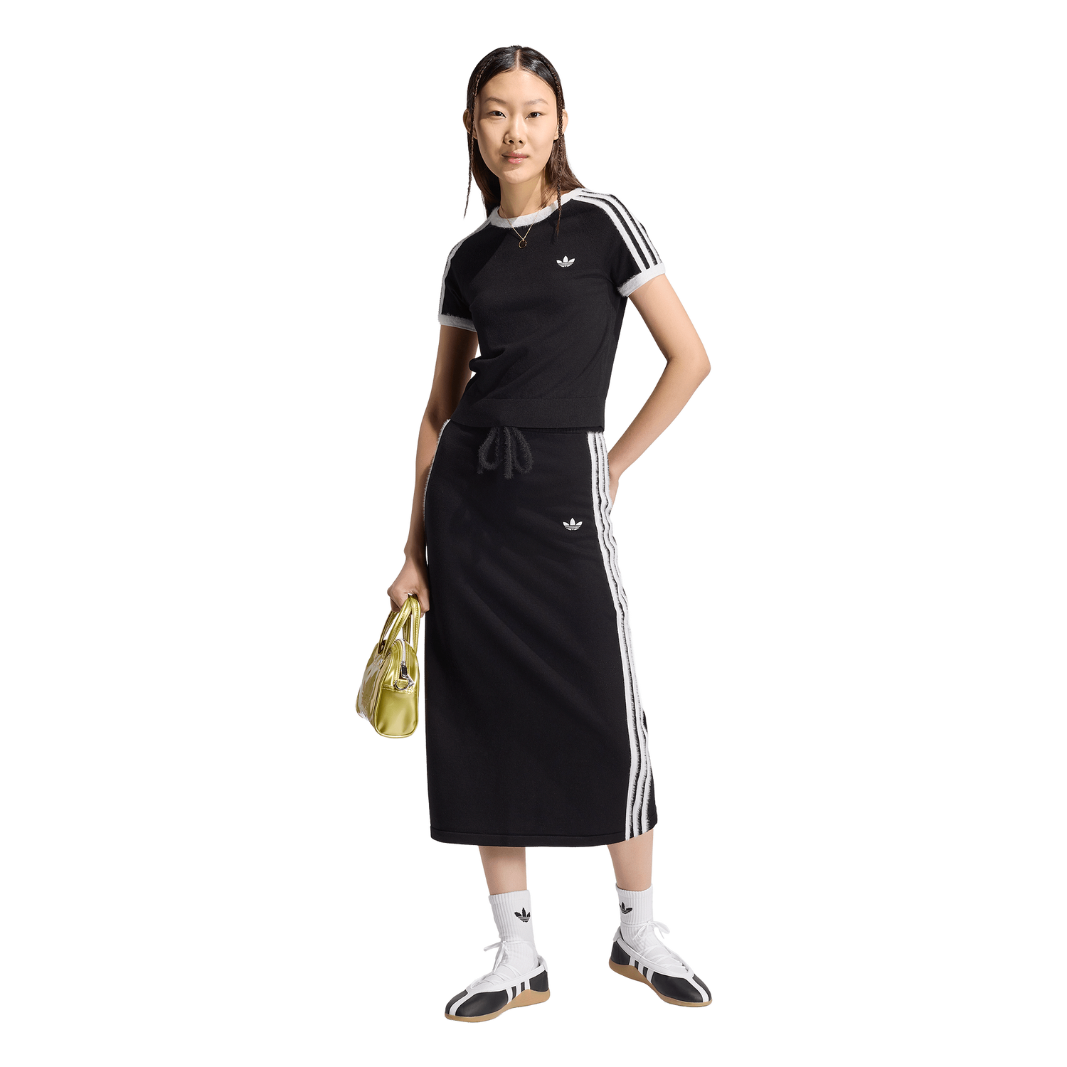 adidas Originals Knitted Skirt - Women's - Black/White