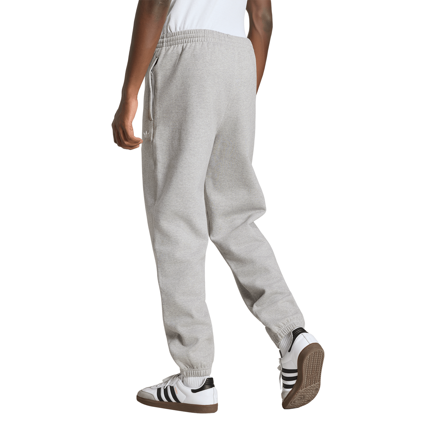 adidas Originals Trefoil Essentials Fleece Pants - Men's - Medium Grey Heather