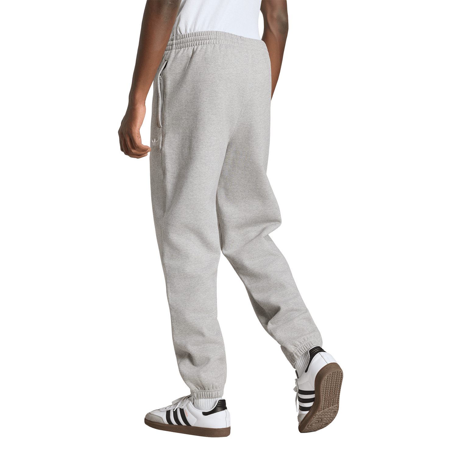 adidas Originals Trefoil Essentials Fleece Pants - Men's - Medium Grey Heather