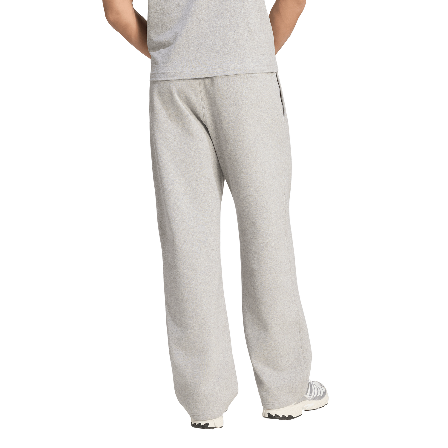 adidas Originals Trefoil Essentials Open Hem Pants - Men's - Medium Grey Heather