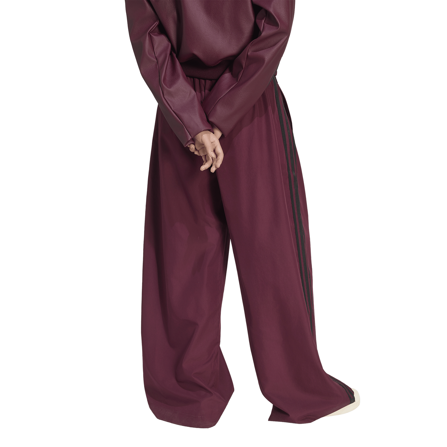 adidas Firebird Track Pants - Women's - Black/Maroon