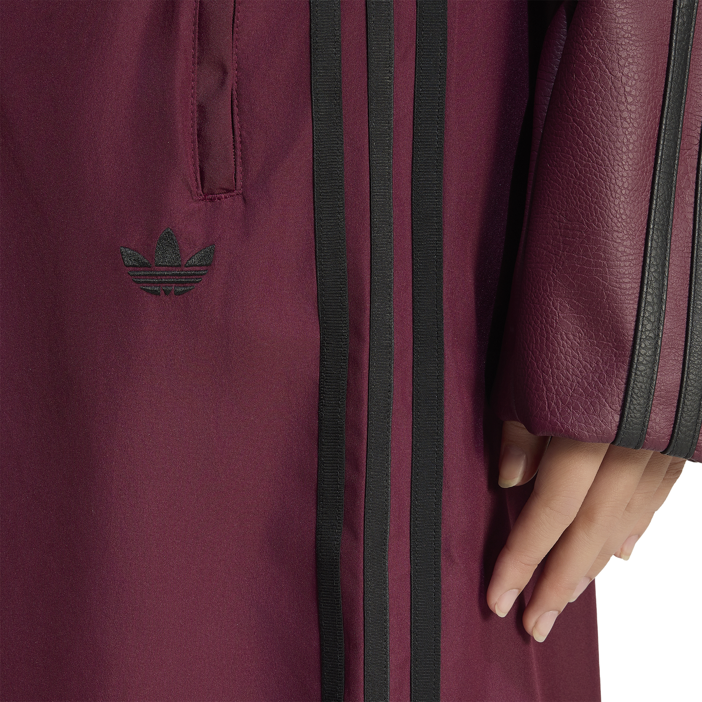 adidas Firebird Track Pants - Women's - Black/Maroon