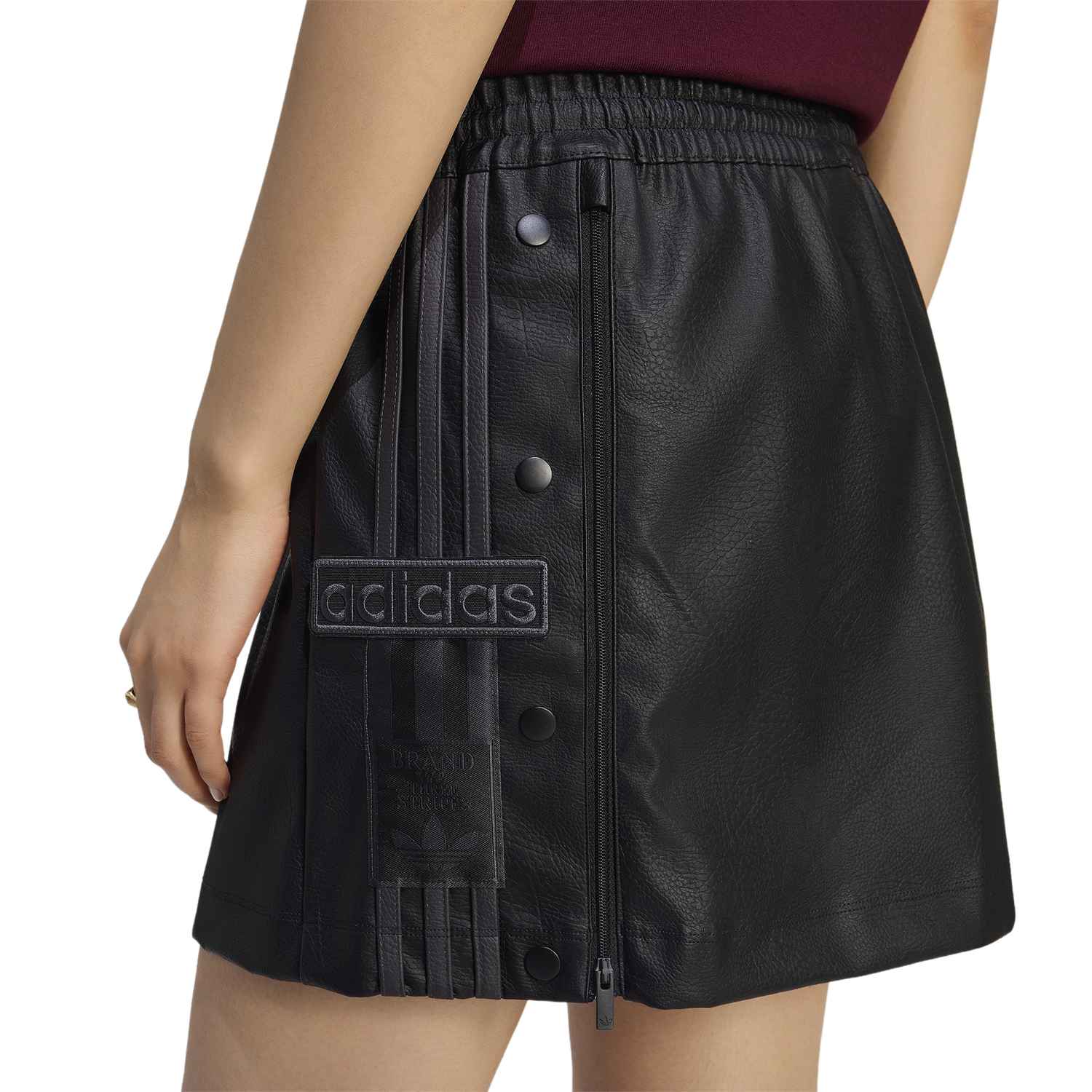 adidas Originals adibreak Pleather Skirt - Women's - Black/Utility Black