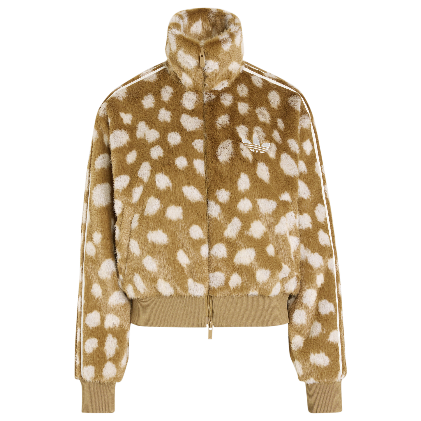 adidas Originals Firebird Animal Print Jacket - Women's - Brown Desert