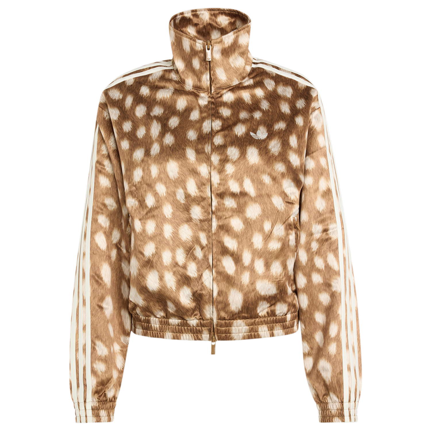 adidas Originals Firebird Animal Print Track Top - Women's - Brown Desert