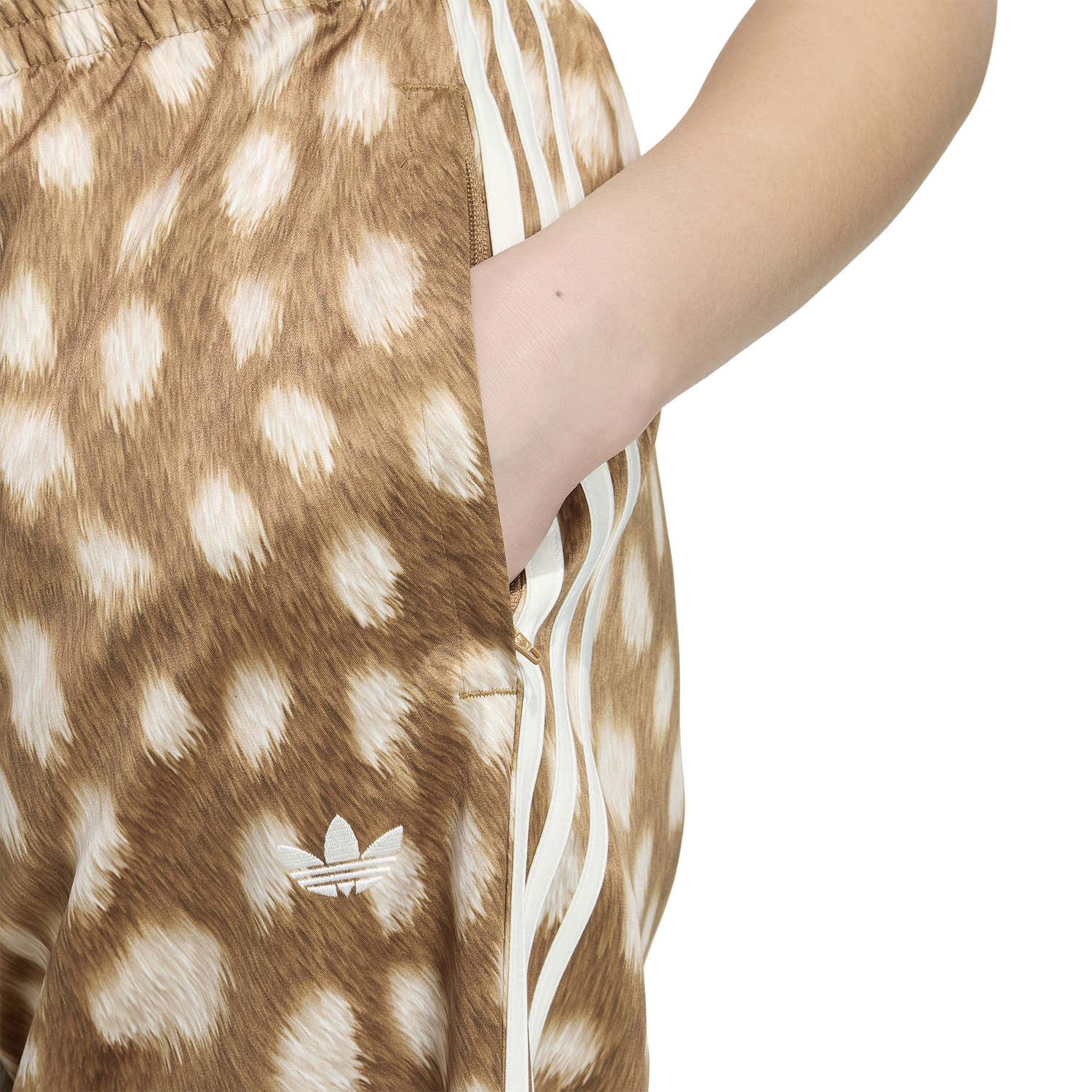 adidas Originals Firebird Animal Print Track Pants - Women's - Brown Desert